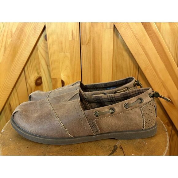 Bobs From Skechers Chill Luxe Buttoned Up 33731 Flats Women's Size 8.5 Brown - Picture 3 of 8